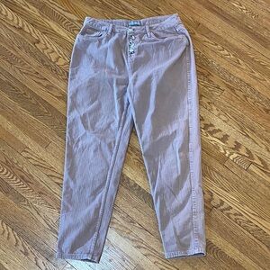 Mauve jeans
